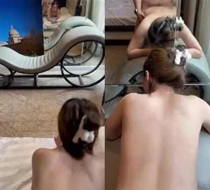 sex vn Em sinh viên chiều bạn trai đụ trước kính cửa sổ bất ngờ